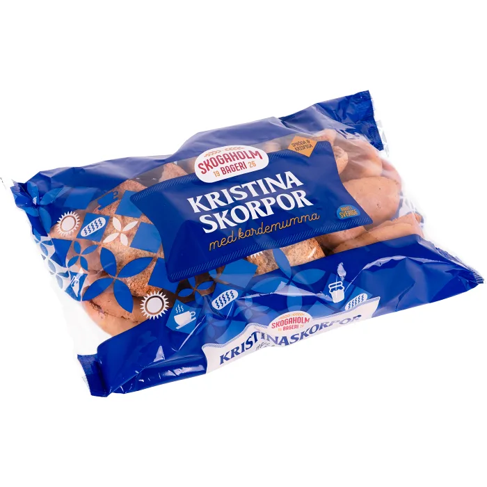 Kristina kardemummaskorpor 400g Skogaholms