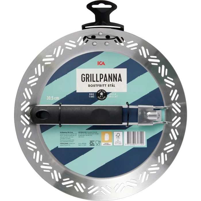 Grillpanna Avtagbart handtag 30cm