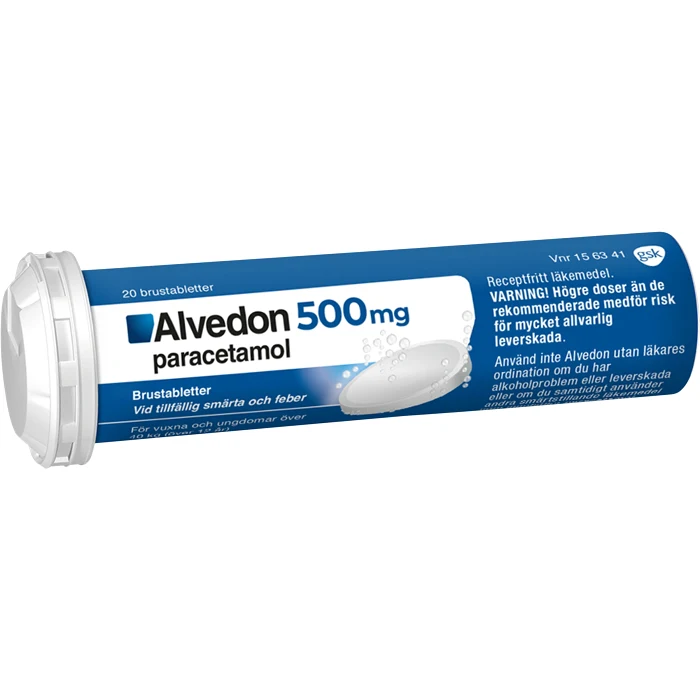 Alvedon Brustablett 500mg 20-p