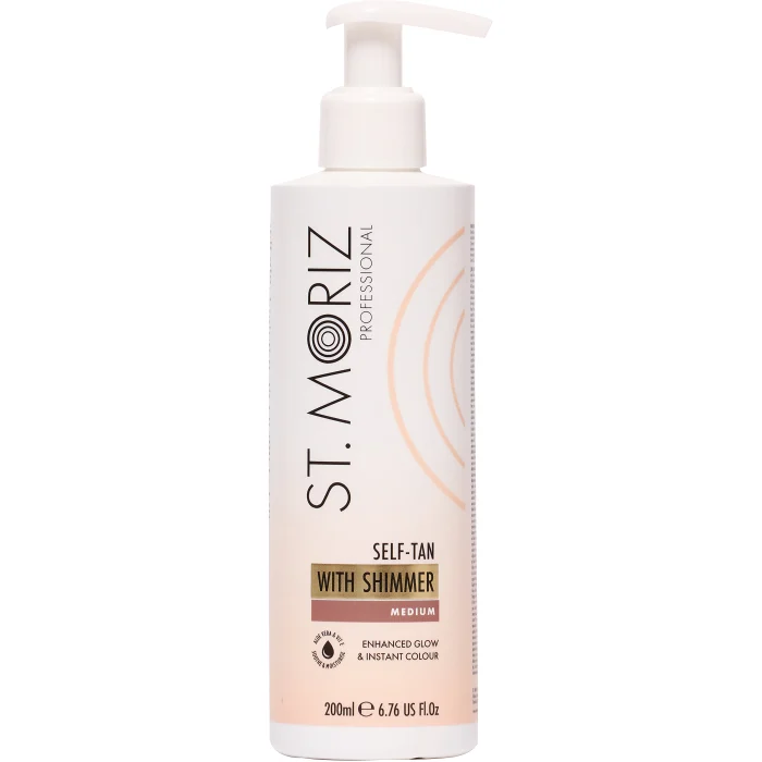 Brun utan sol Insta-Grad Shimmer Tan Medium 200ml St Moriz