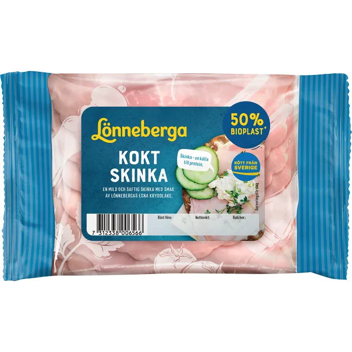 Skinka Kokt 105g Lönneberga