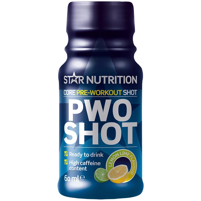 PWO Shot Lemon Lime 6cl Star Nutrition