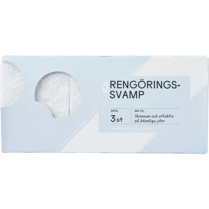 Rengöringssvamp utan slipmedel 3-p  ICA
