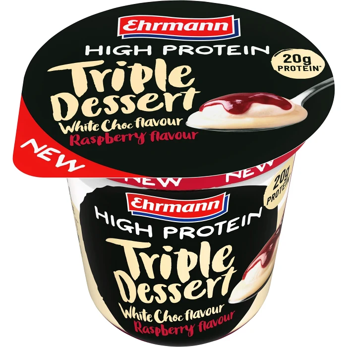 Proteinpudding Triple Dessert Laktosfri 200g Ehrmann