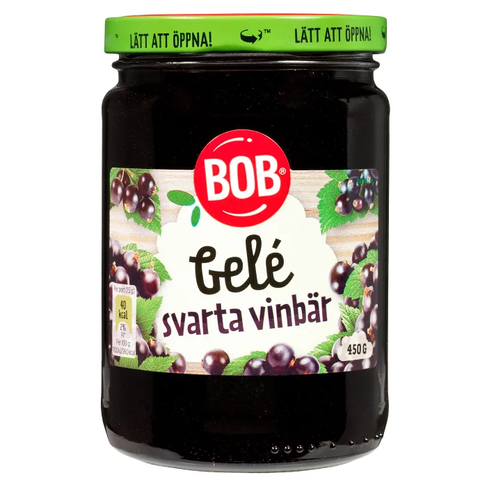 Svartvinbärsgelé 450g BOB