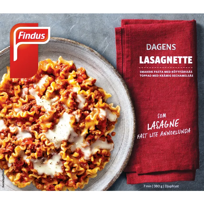 Lasagnette 380g Findus
