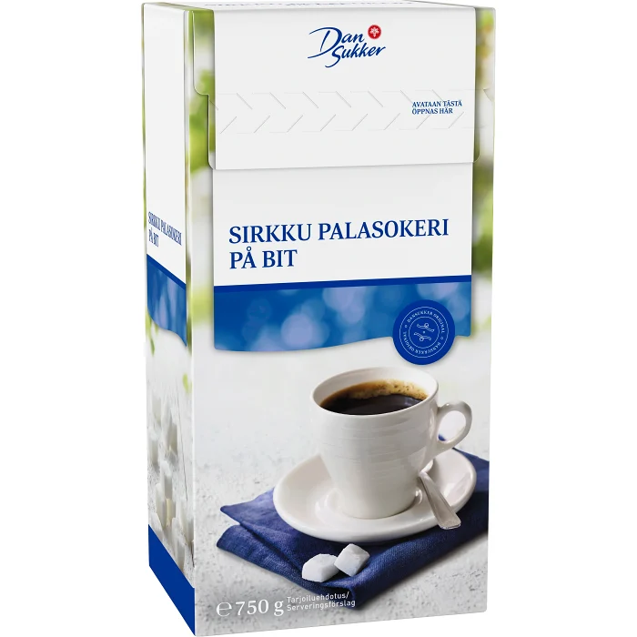 På bit hårdraffinerade 750g Dansukker