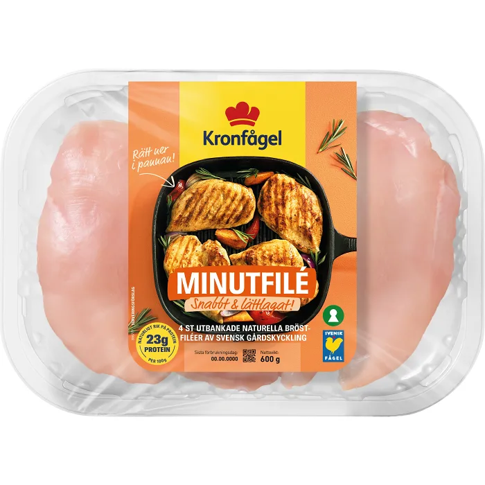 Kyckling Färsk Minutfilé 600g Kronfågel