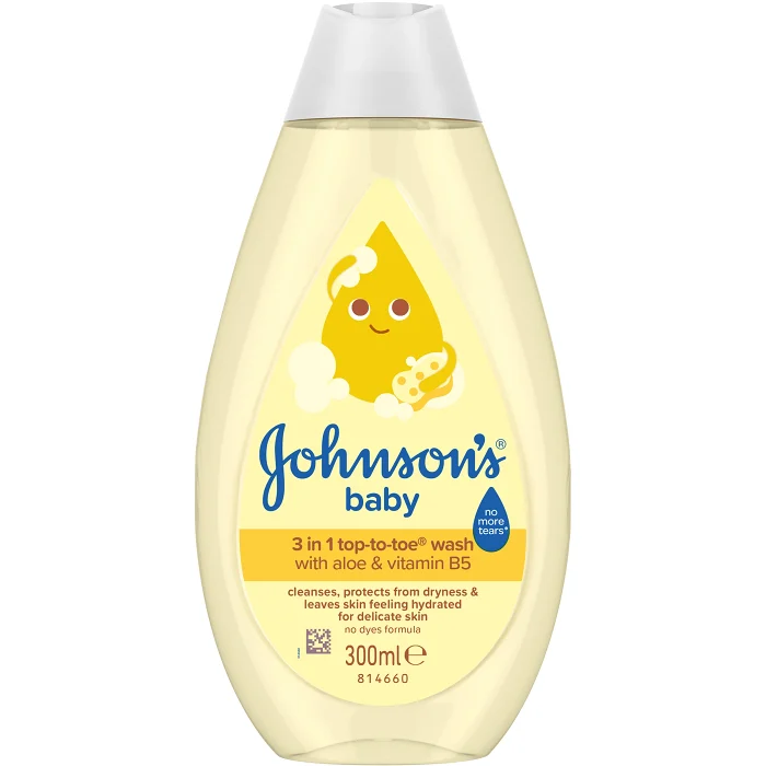 Hår- och kroppstvål Baby 3 in 1 Top-to-Toe® wash 300ml Natusan Baby