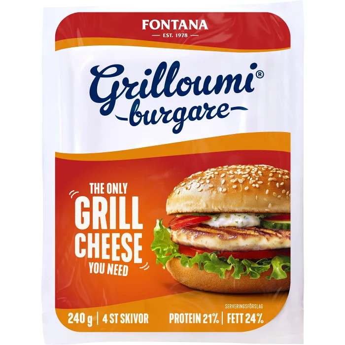 Grilloumiburgare 240g Fontana