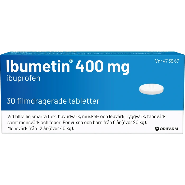 Ibumetin Tablett 400mg 30-p