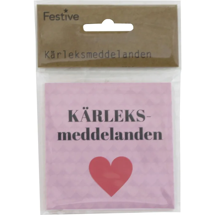 Kärleksmeddelanden 6-p Festive
