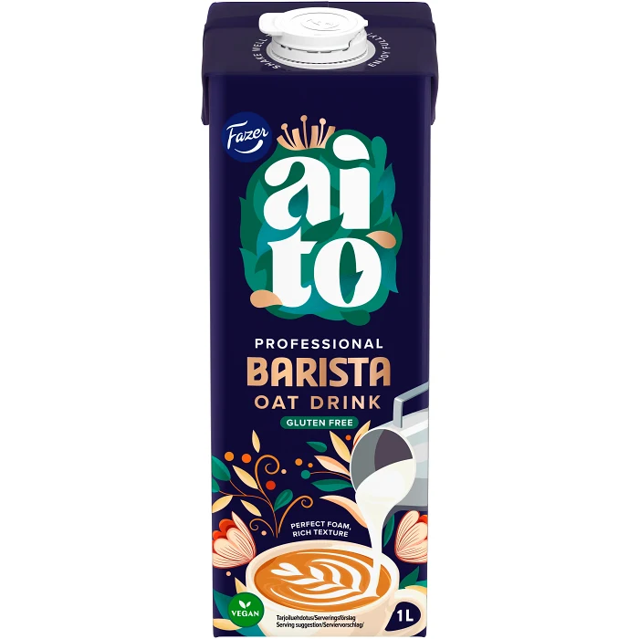 Havredryck Professional Barista 1000ml Fazer Aito