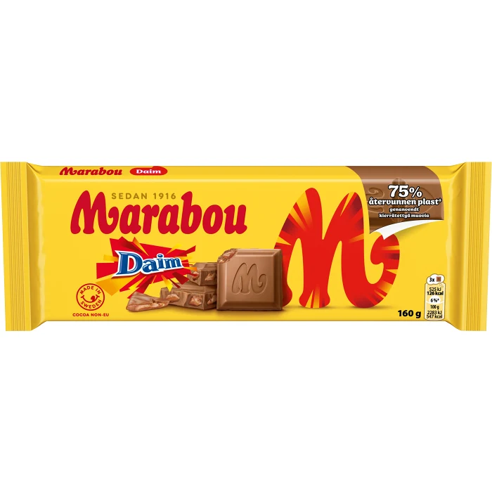 Chokladkaka Daim 160g Marabou