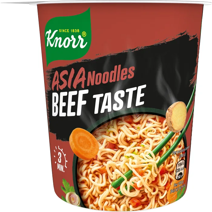 Asia Noodles nudelkopp biff 63g Knorr
