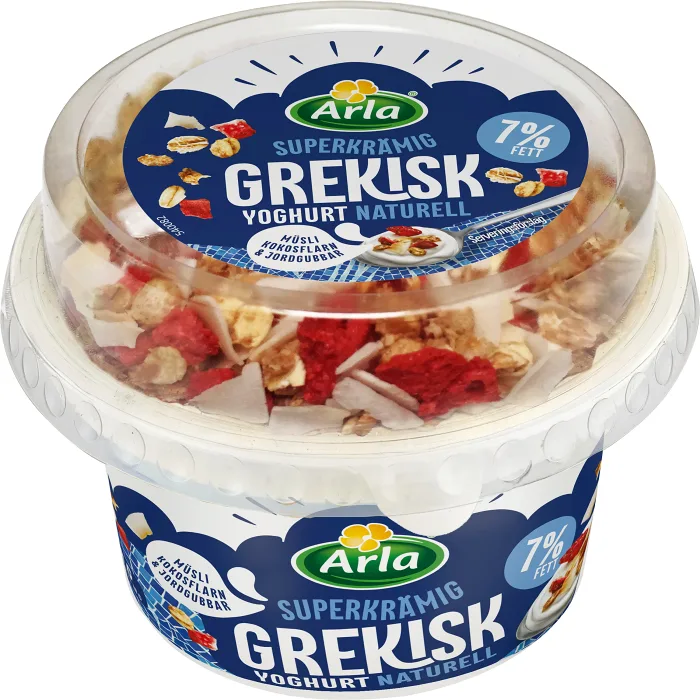 Grekisk Yoghurt med müsli 7% 188g Arla Ko®