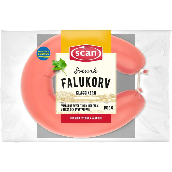 Falukorv ring 1,5kg Scan