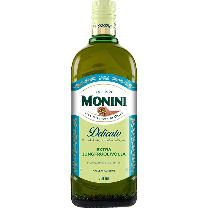 Extra virgin Olivolja Delicato 750ml Monini