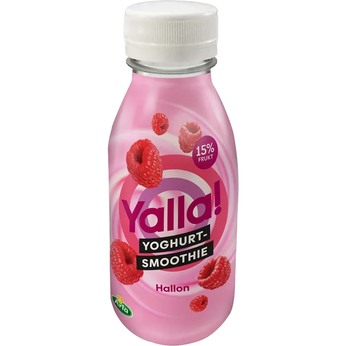 Yoghurt Smoothie Hallon Yalla! 2% 350ml Yoggi®