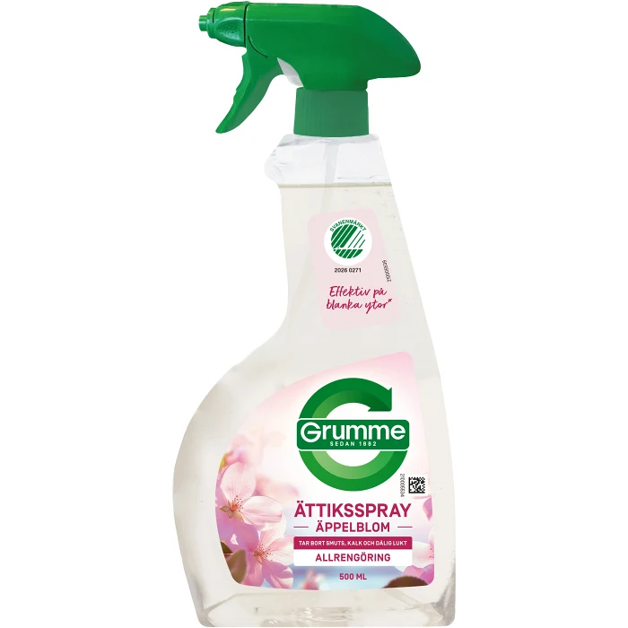 Ättikspray Äppelblom 500ml Miljömärkt Grumme