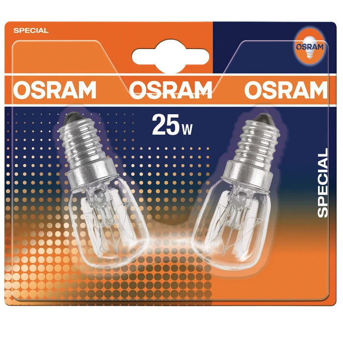 Päronlampa E14 140lm(25W) Dimbar 2p Osram