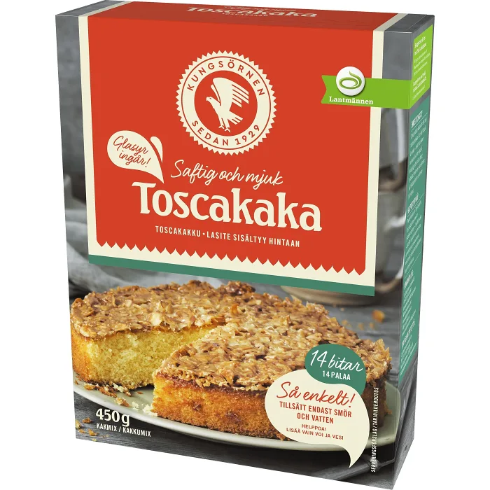 Toscatårta 450g Kungsörnen