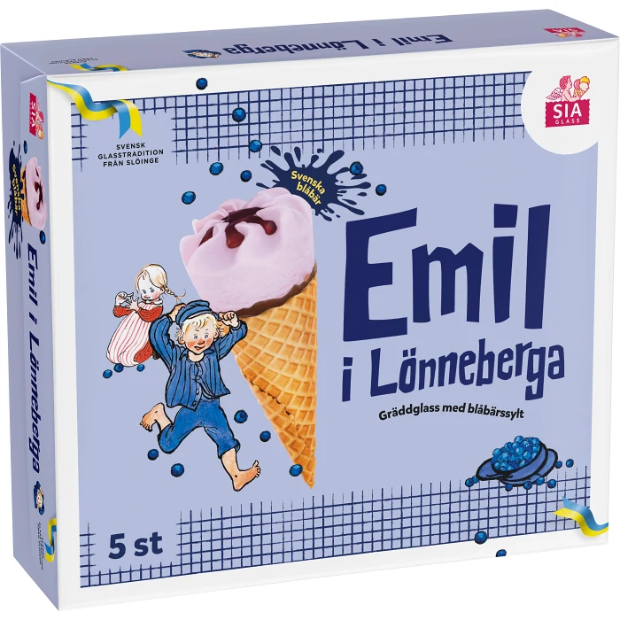 Emil i Lönneberga 5-pack SIA GLASS