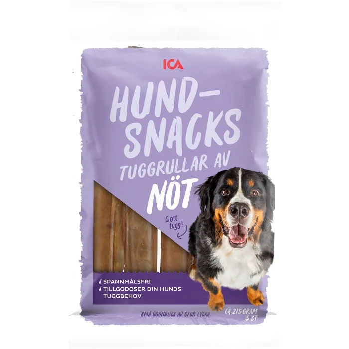 Hundtugg Tuggrullar 5-p 215g ICA