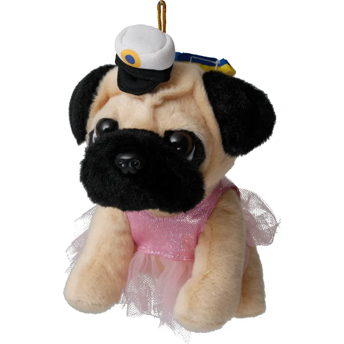 Studentmops med klänning Festive