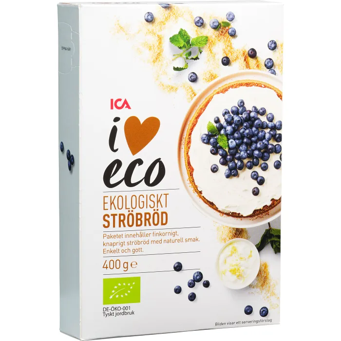 Ekologiskt ströbröd Ekologisk 400g ICA I love eco
