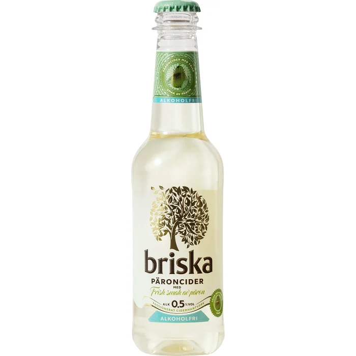 Cider Alkoholfri 0.5% Päron 33cl Briska