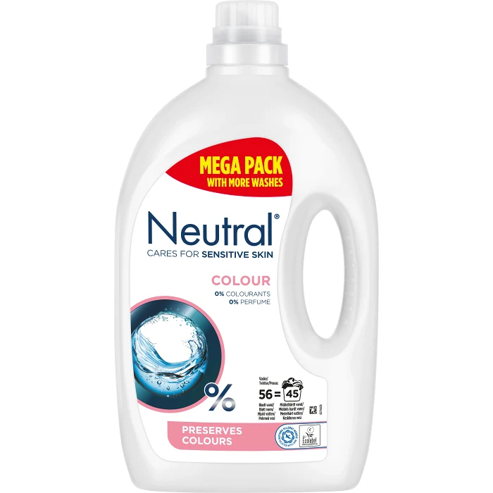 Tvättmedel Flytande Color Miljömärkt 2250ml Neutral