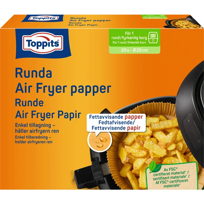 Airfryer Papper 20-p Toppits