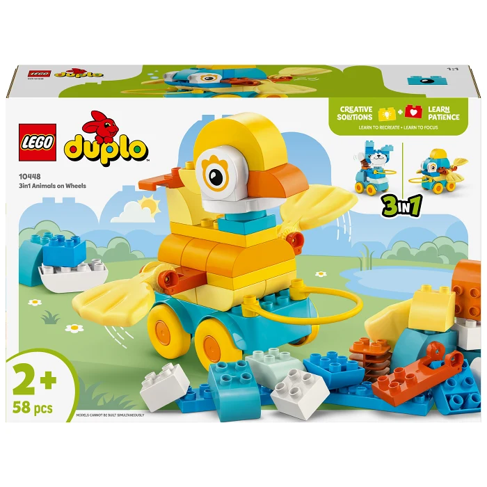 LEGO Duplo 3-i-1 Djur på hjul 10448