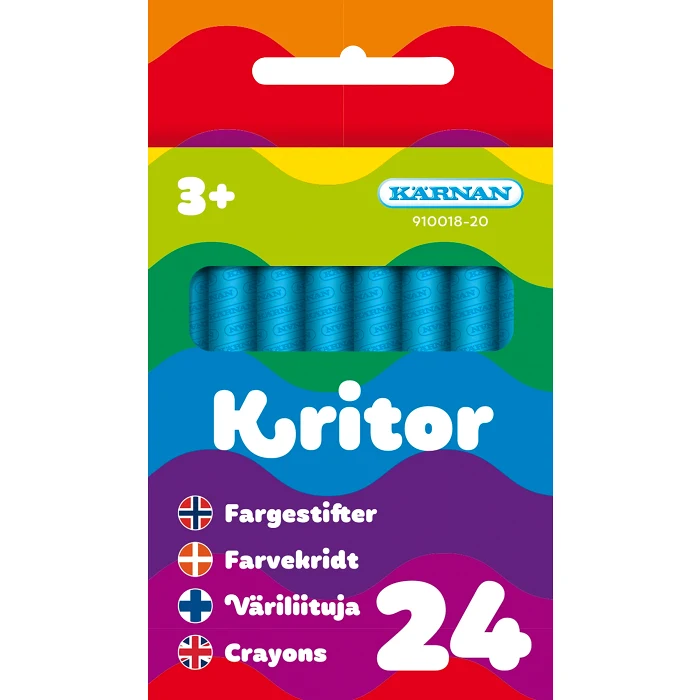 Färgkritor 24-p Kärnan