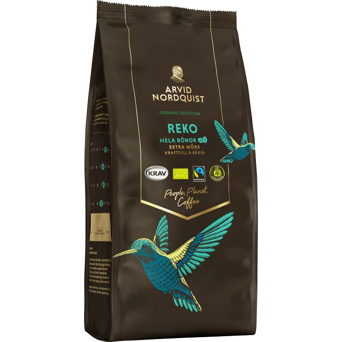 Kaffe Reko Hela bönor 450g KRAV Arvid Nordquist Selection