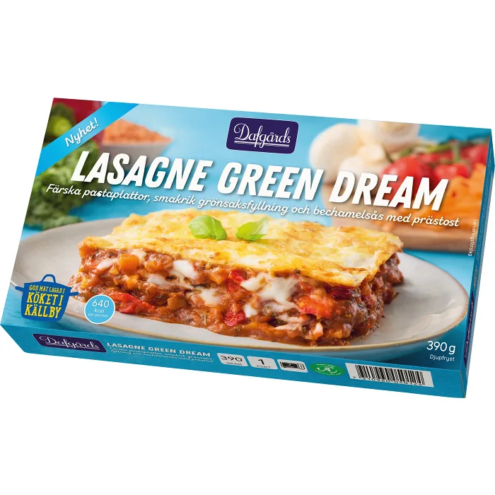 Lasagne green dream 390g Dafgårds