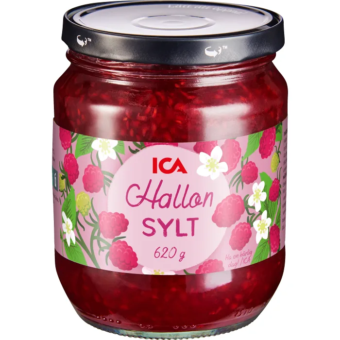 Hallonsylt 620g ICA