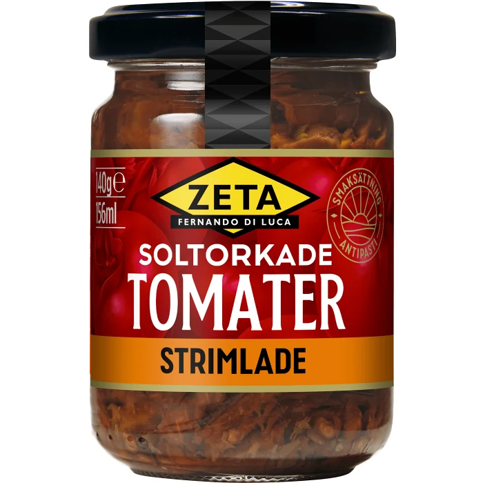 Strimlade Soltorkade tomater 140g Zeta