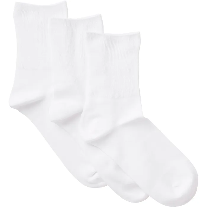 Socka ribb 3p vit 36/38 mywear