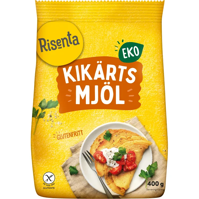 Kikärtsmjöl Ekologisk 400g Risenta