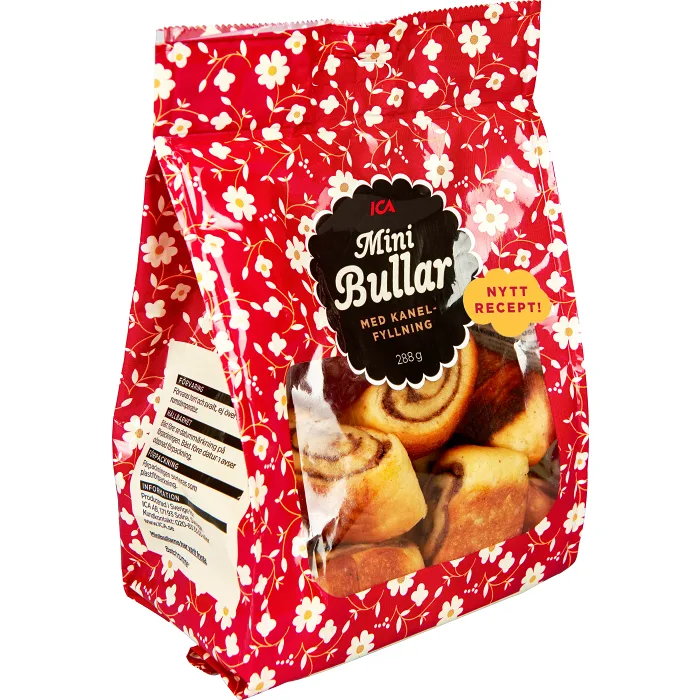 Minibullar med kanelfyllning 288g ICA