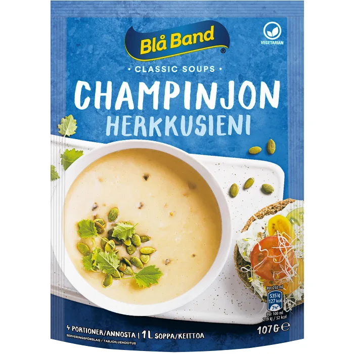 Champinjonsoppa 107g Blå Band