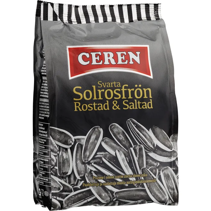 Solrosfrön Svarta 200g Ceren