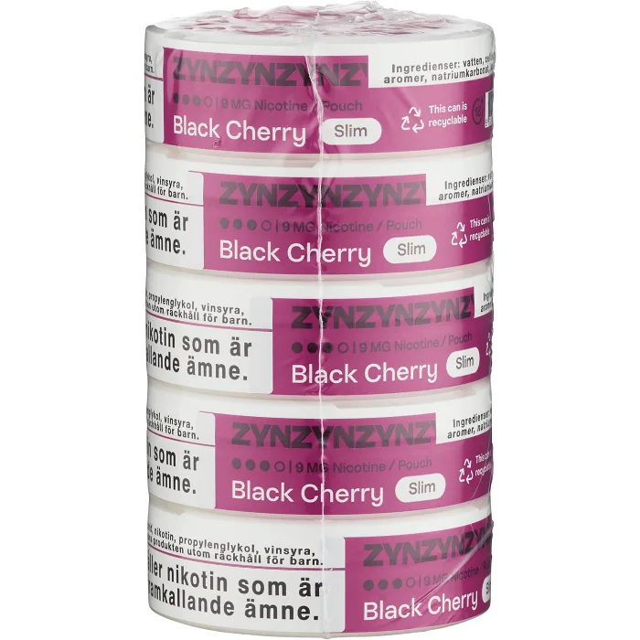 Zyn Black Cherry Slim S3 5xStock