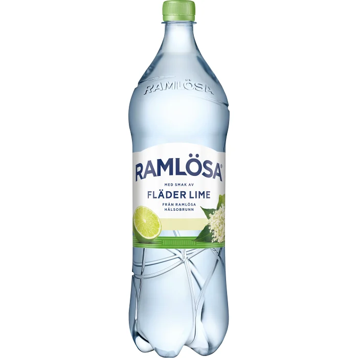 Vatten Kolsyrad Fläder & lime 1,5l Ramlösa