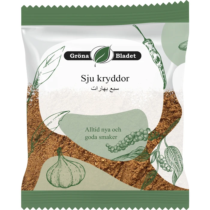 Sju Kryddor 40g Gröna Bladet