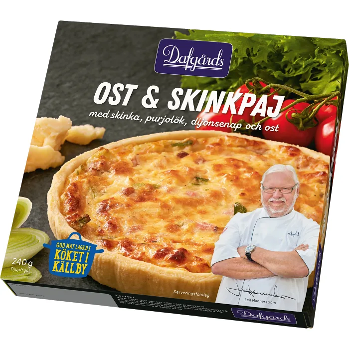 Ost & skinkpaj 240g Dafgårds