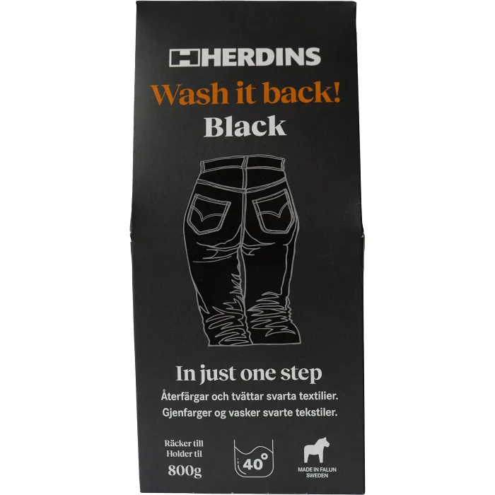 Wash it back! 400g Black Herdins