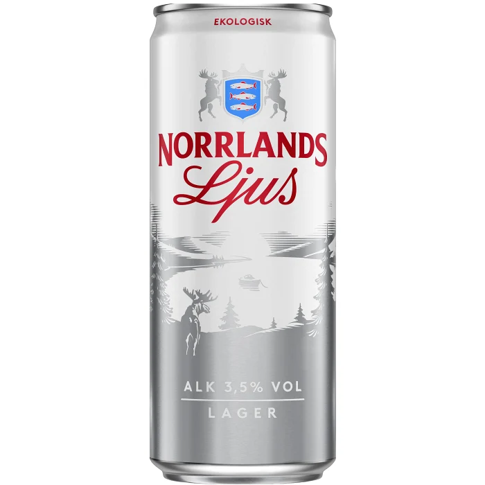 Öl ljus lager EKO 3.5% 33cl Norrlands Guld